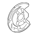 4778130240 - Brakes: Splash Shield for Lexus: GS F, GS Turbo, GS200t, GS300, GS350, GS430, GS450h, GS460, IS F, IS250, IS300, IS350, RC F, RC200t, RC300, RC350 Image