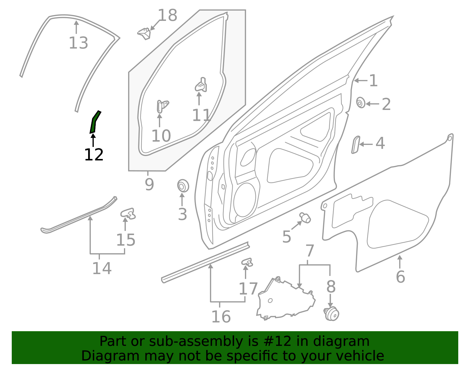 2019-2025 Subaru Forester Front Cover 63563SJ310 | Subaru Online Parts