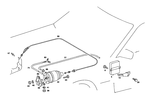 1233003430 - : Cable Pull for Mercedes-Benz Image