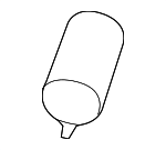 1K0253141R - Exhaust: Rear Muffler Clamp for Volkswagen: Arteon, Golf Alltrack, Golf SportWagen, Jetta, Passat, Taos Image