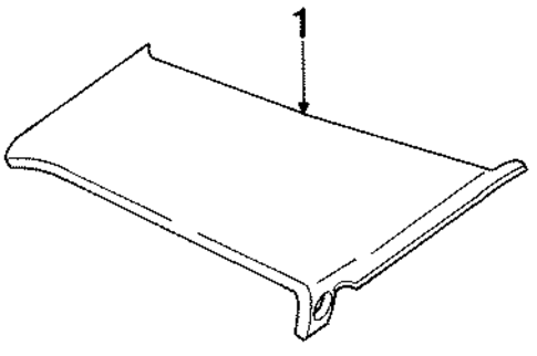 Interior Trim - Quarter Panels for 1989 Nissan Stanza #0