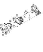 68533281AA - : Timing Case Cover for Ram: 2500, 3500 Image