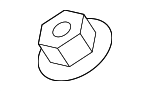 90182A0017 - Body: Wiper Arm Nut for Toyota Image