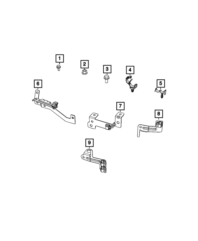 52128584AA - Electrical: Wiring Clip for Mopar Image
