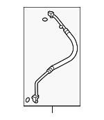 73424AJ01A - : Discharge Hose for Subaru: Legacy, Outback Image