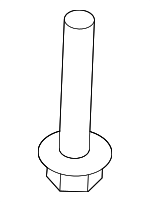 626172H100 - Suspension: Suspension Trailing Arm Bolt for Hyundai: Elantra Image