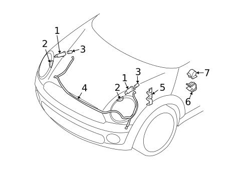 Headlamp Washers/Wipers for 2013 Mini Cooper #0