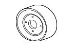 11511436590 - Cooling System: Pulley for BMW: 323Ci, 323i, 325Ci, 325i, 325xi, 328Ci, 328i, 330Ci, 330i, 330xi, 525i, 528i, 530i, X3, X5, Z3, Z4 Image