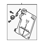 89410H9500 - : Seat Back Frame for Hyundai: Accent Image