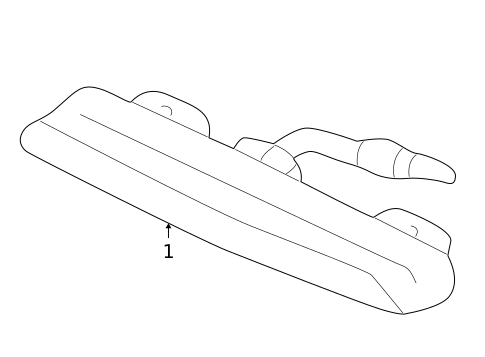 High Mounted Stop Lamp for 2000 Chevrolet Malibu #1