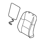 7107430M71C2 - Body: Seat Back Cover for Lexus: GS F, GS300, GS350, GS450h Image