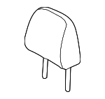 7191030K30C0 - Body: Headrest for Lexus: GS F, GS300, GS350, GS450h Image