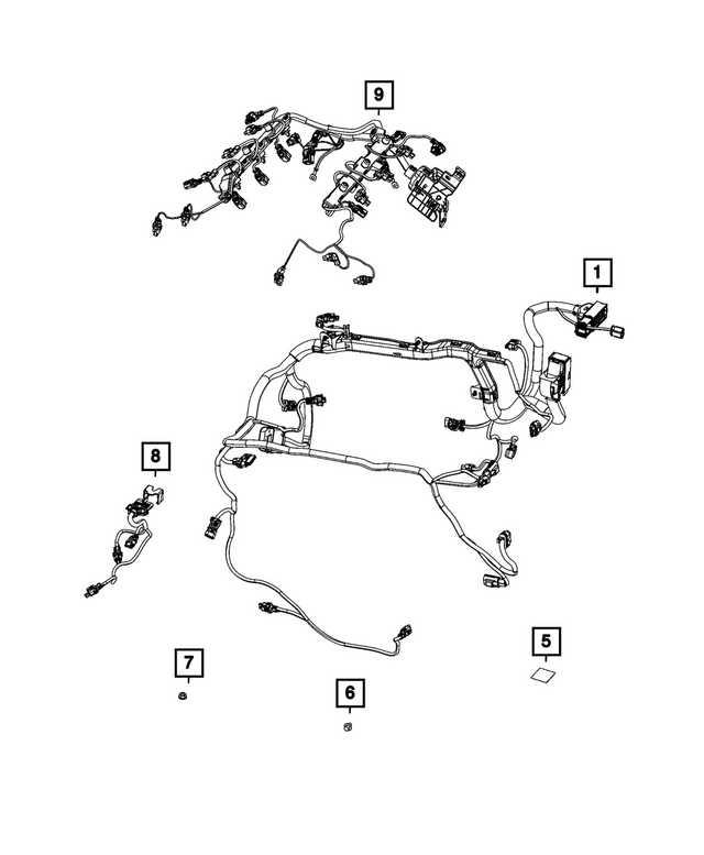 6502993 - Electrical: Hex Flange Head Bolt for Mopar Image