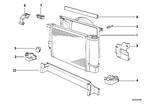 17111743455 - Radiator: Fan Shroud for BMW Image