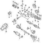 3842440F60 - Universals &amp; Rear Axle: Side Gear Washer for Nissan: 240SX, 350Z, 370Z Image