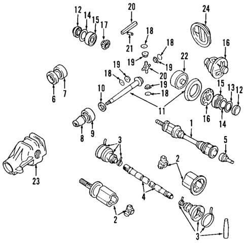 Drive Axles for 2007 Nissan 350Z #0