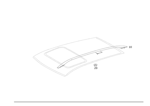 Roof Railing for 2010 Mercedes-Benz ML450 #0