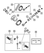5012806AA - Rear Axle: Axle Yoke for Mopar Image
