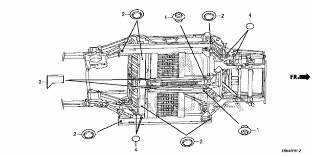 Grommet (Lower) for 2019 Acura NSX #0