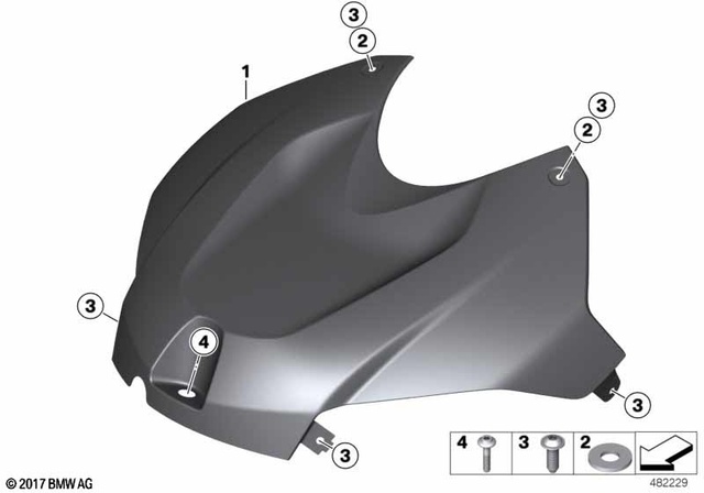 77318537855 - : Hp Carbon Cover For Air-Box for BMW-Motorrad Image