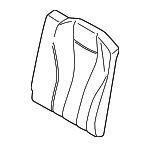 52208093649 - Body: Seat Back Cover for BMW: 840i, 840i xDrive, M850i xDrive Image