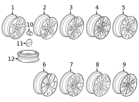 Wheels for 2024 Chevrolet Malibu #0