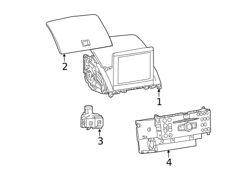 Navigation System Components for 2014 Mercedes-Benz C63 AMG #0