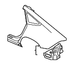 4K8809837 - Body: Quarter Panel for Audi: A7 Sportback, S7 Sportback Image