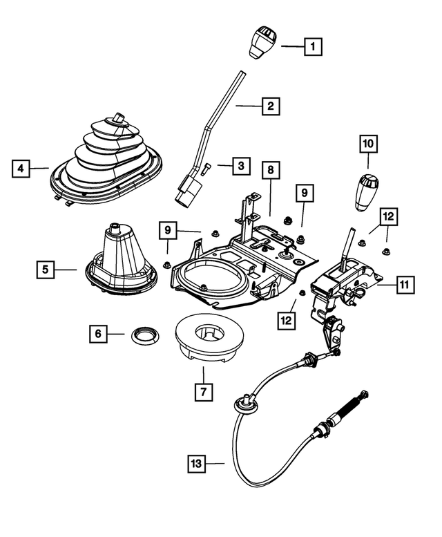 52060491AE - : Manual Transmission Shifter Sled Bracket for Mopar Image