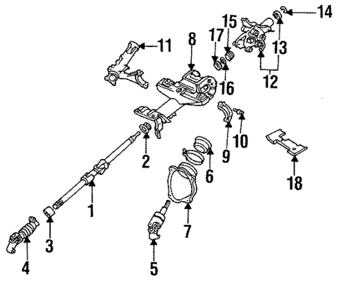 Shaft & Internal Components for 1998 Toyota Celica #0
