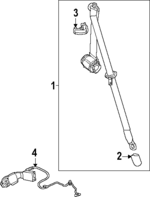 85711169 - : Outer Belt Assembly for Cadillac: ESCALADE IQ Image