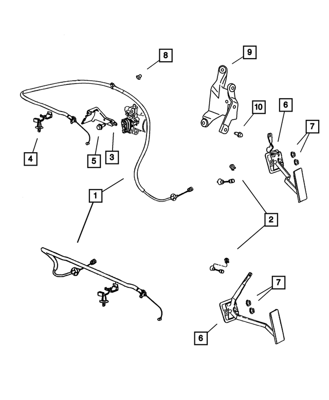 5214613 - Fuel: Cable Clip for Mopar Image