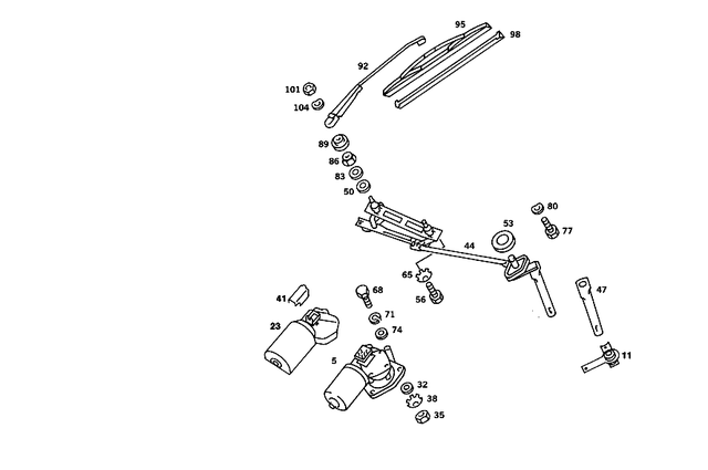 1088240010 - Electrical System: Crank for Mercedes-Benz Image image