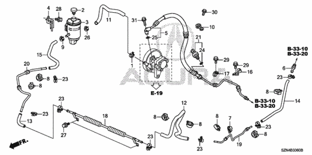 P.S. Lines (1) for 2011 Acura ZDX #0