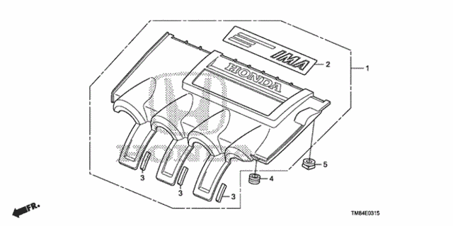 Engine Cover for 2013 Honda Insight #0