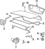 F8VZ5440110AA - Body: Trunk Lid for Lincoln: Town Car Image