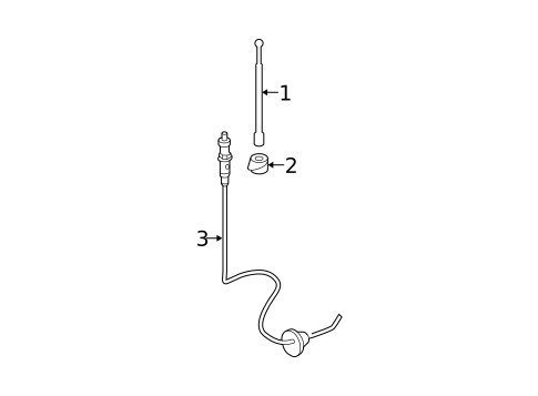 Antenna & Radio for 2006 GMC Savana 2500 #0