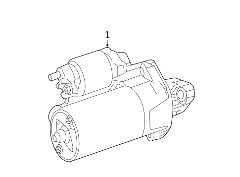 Starter & Related Components for 2016 Mercedes-Benz GLE 350 #0