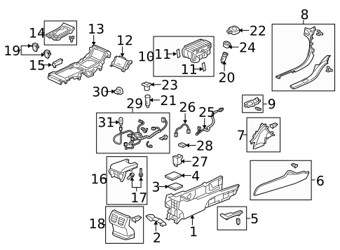 Heated Seats for 2011 Acura TL #1
