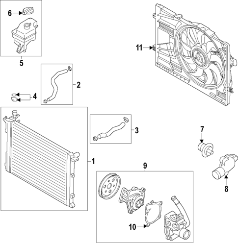 Cooling System for 2023 Kia Stinger #0