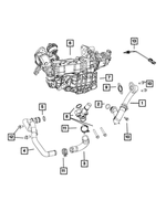 68585066AA - Cooling: Bolt for Jeep: Gladiator, Grand Cherokee, Wrangler | Ram: 1500, 1500 Classic Image