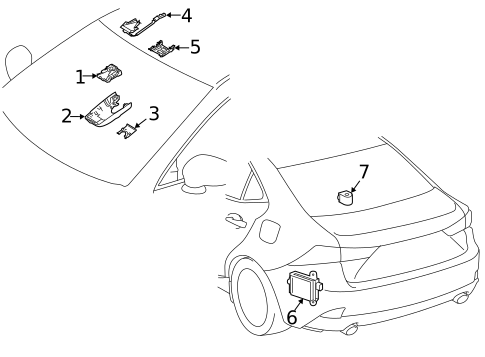 Electrical Components for 2025 Lexus RC F #0