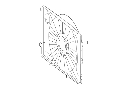Cooling Fan, Clutch & Motor for 2018 Mercedes-Benz CLS 550 #0