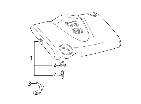 Engine Appearance Cover for 2021 Toyota Avalon #0