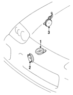 8651017090 - : Horn for Toyota: MR2, Previa, Supra Image