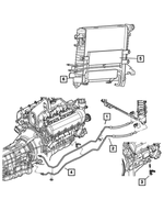 55056472AA - Cooling: Transmission Oil Cooler for Mopar Image