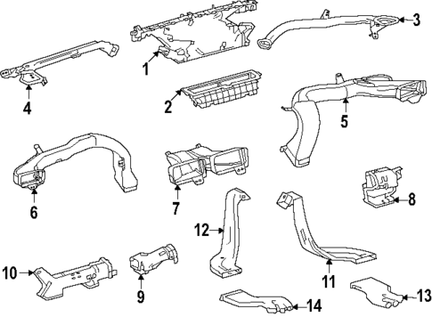 Ducts for 2024 Toyota Tacoma #0
