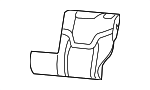 6AM57PXRAA - Body: Seat Back Cover for Jeep: Renegade Image