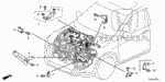 127205A2A10 - Engine: STAY ASSY., HIGH PRESSURE COVER for Honda Image
