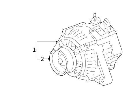 Alternator/Generator & Related Components for 2015 Lexus ES350 #0